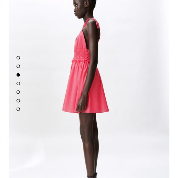 BNWT Zara Ruffle Mini Dress - Picture 4 of 10